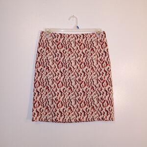 Chic Patterned Pencil Skirt